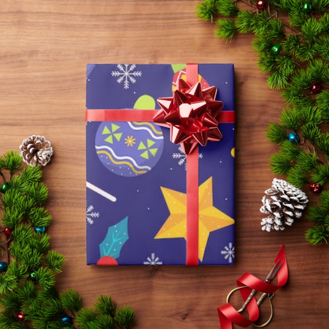 Tis The Season 30"x6' Wrapping Paper (Holiday Gift)