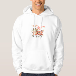 Tis The Season Art Treats With Retro Charm Hoodie