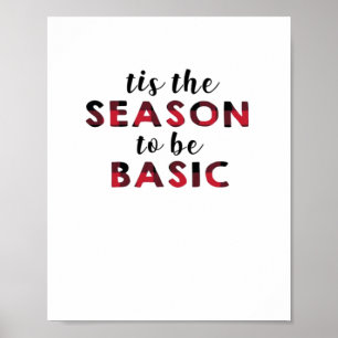 Tis The Season Basic Design Poster