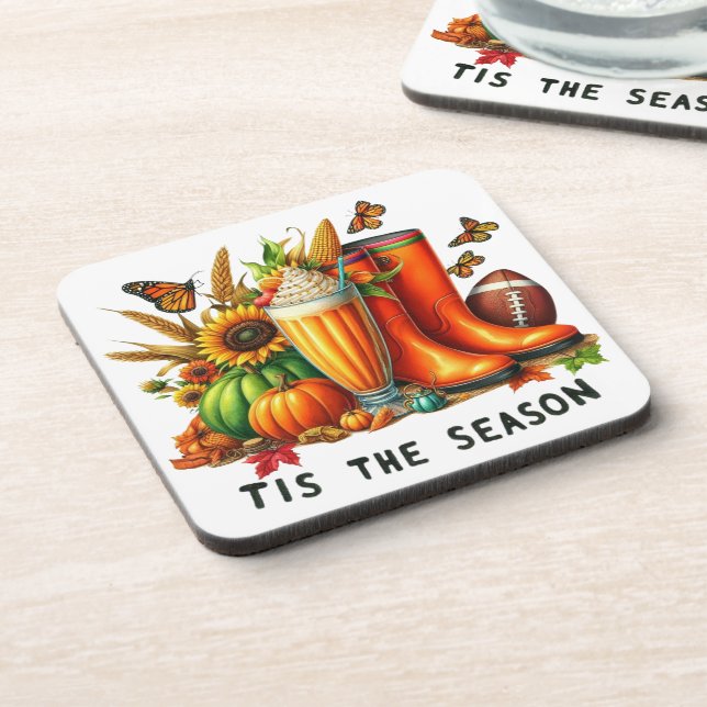 Tis the Season  Beverage Coaster (Left Side)