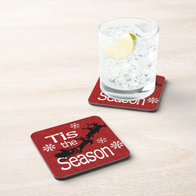 Tis the Season Beverage Coaster (Right Side)