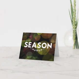 ‘Tis The Season Blank Christmas Card
