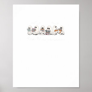 Tis The Season Boo Halloween Reading Books Lover T Poster