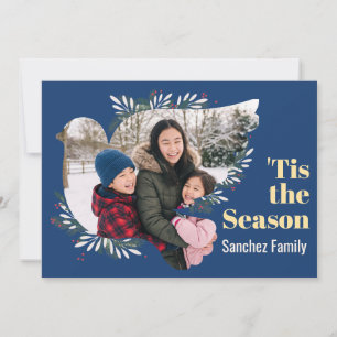 ’Tis the Season Botanical Photo Holiday Card