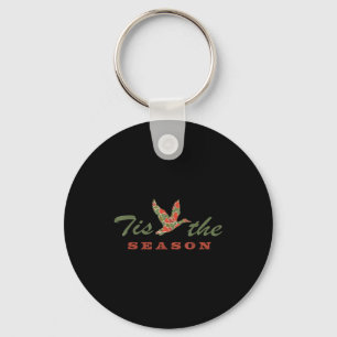 Tis The Season Camo Duck Christmas Xmas Holiday Me Keychain