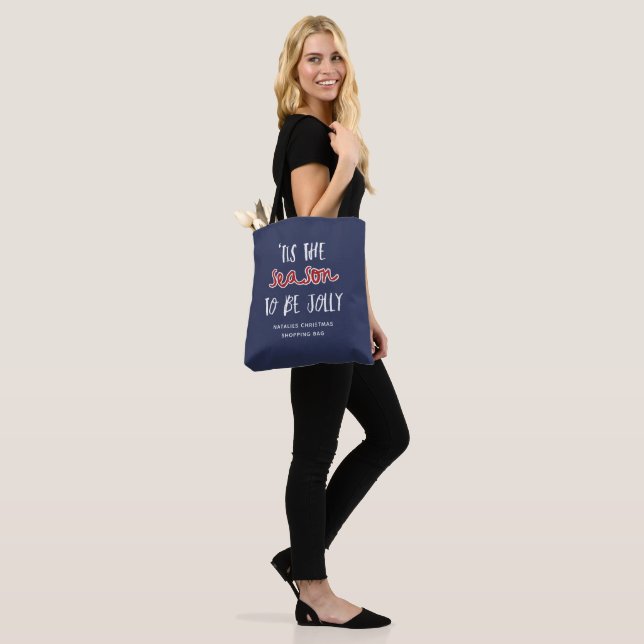 'Tis the season Christmas gift Tote Bag (On Model)