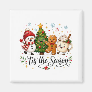 Tis the Season Christmas Magnet