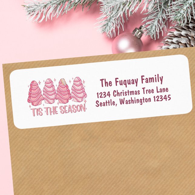 Tis The Season Christmas Mailing Return Address Label (Tis The Season Christmas Mailing Return Address Label)