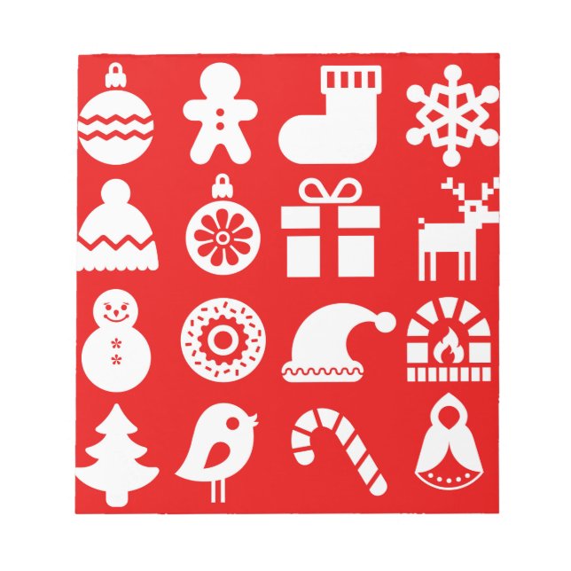 'Tis the Season Christmas Notepad (Front)