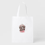 Tis The Season Christmas Peppermint Mocha Grocery Bag