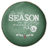 Tis the Season Christmas Quote (Green) Chocolate Covered Oreo (Front)