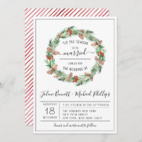 'Tis The Season | Christmas Wedding Invitation
