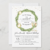 'Tis The Season | Christmas Wedding Invitation (Front)