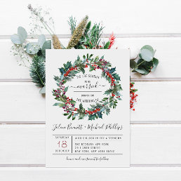 &#39;Tis The Season | Christmas Wedding Invitation