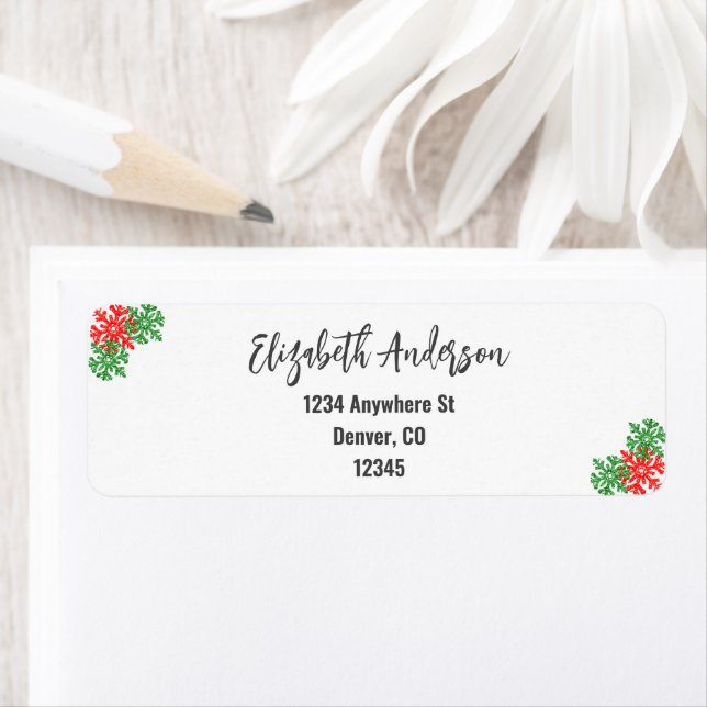 Tis The Season Christmas Wedding Label (Insitu)