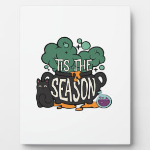 Tis The Season Classic Minimal Simple Plaque