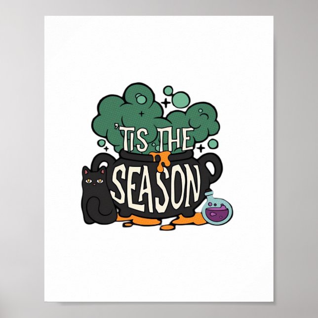 Tis The Season Classic Minimal Simple Poster (Front)