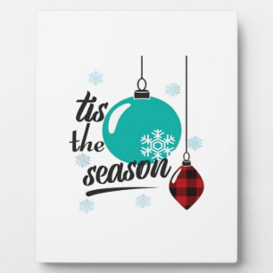 Tis The Season Classic Retro Clean Plaque