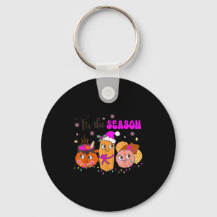Tis The Season Conchas Cafecito Pan Dulce Mexican Keychain