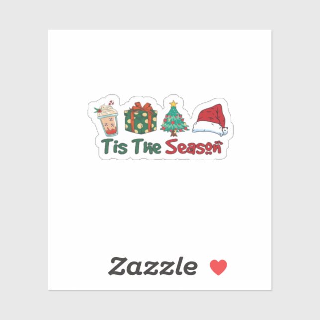 Tis The Season Creative Casual Sticker (Sheet)