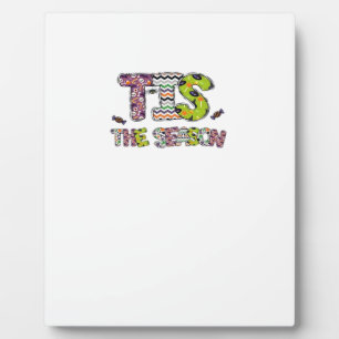 Tis The Season Cute Halloween Design Plaque