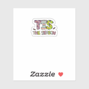 Tis The Season Cute Halloween Design Sticker