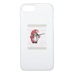 Tis The Season Deer Gnome Reindeer Christmas iPhone 8/7 Case