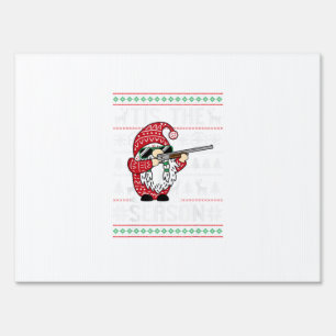 Tis The Season Deer Gnome Reindeer Christmas Sign