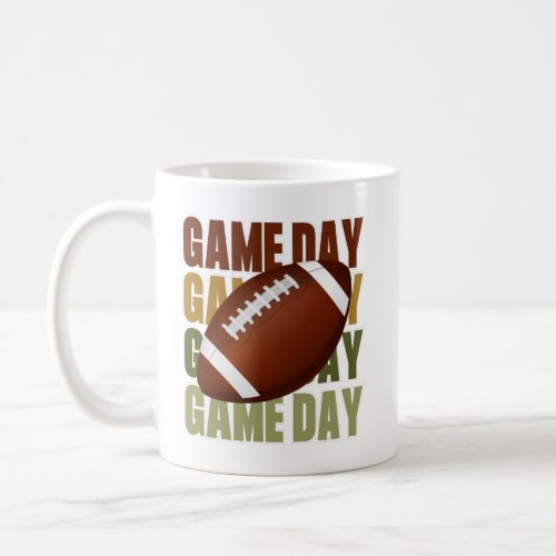 Tis The Season Football Fall Game Day Vintage Coffee Mug