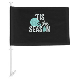 Tis The Season Football Family I Heart Football Se Car Flag