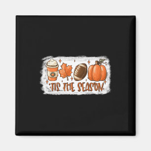 Tis The Season Football  Football Fall Thanksgivin Magnet