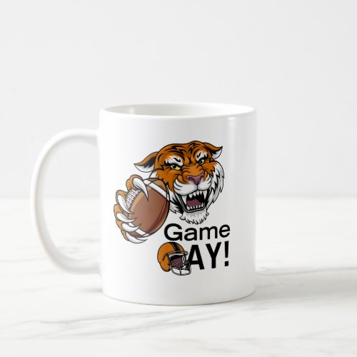 Tis The Season Football Game Day Tiger Coffee Mug