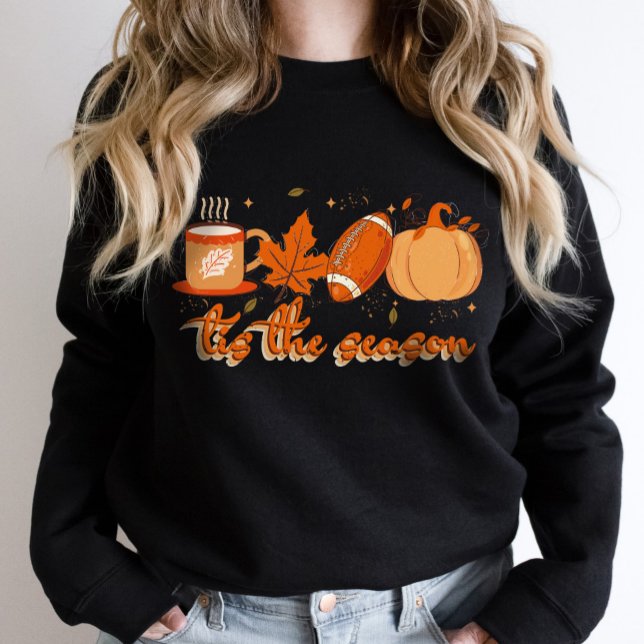 Tis the Season Football Pumpkin Fall Sweatshirt (Creator Uploaded)