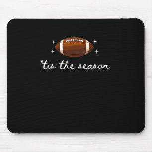 Tis The Season Football - Retro Football Game Day Mouse Pad