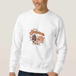 Tis The Season Football Retro Halloween Creative S Sweatshirt