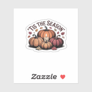 Tis The Season Football Sticker