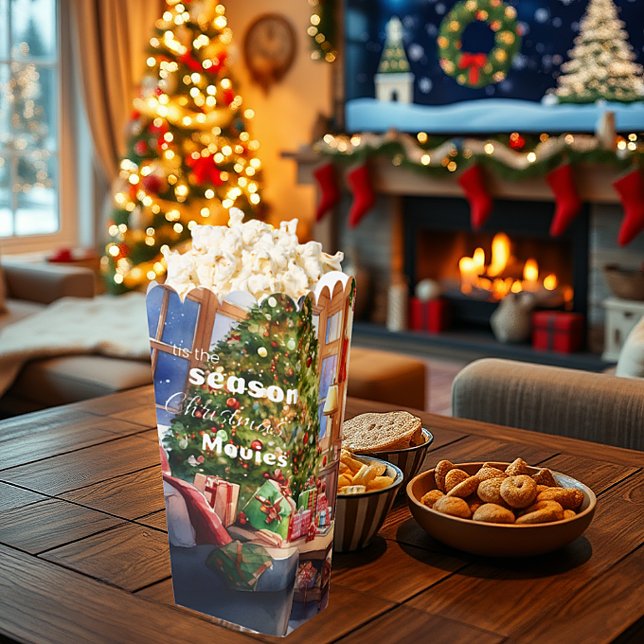 'Tis the season for Christmas Movies popcorn Favor Boxes (Creator Uploaded)