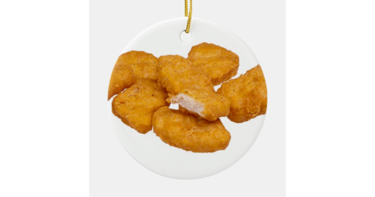 Tis the season for good nuggets ceramic ornament | Zazzle