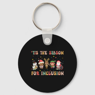 Tis The Season For Inclusion Ot Pt Slp Therapist C Keychain