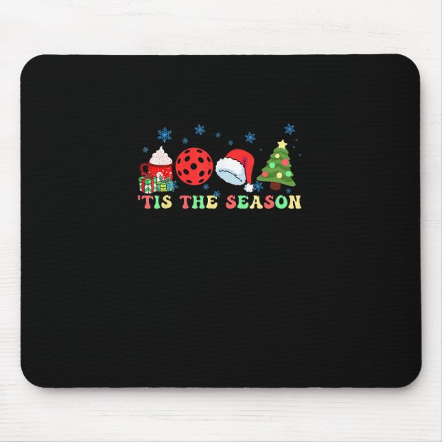 Tis The Season For Pickleball Iii Modern Aesthetic Mouse Pad (Front)