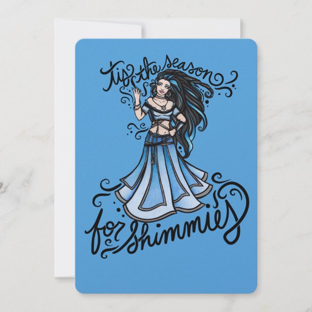 'tis the season for shimmies holiday card (Front)