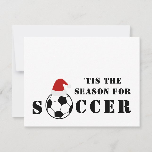 'Tis The Season For Soccer | Christmas Card (Front)