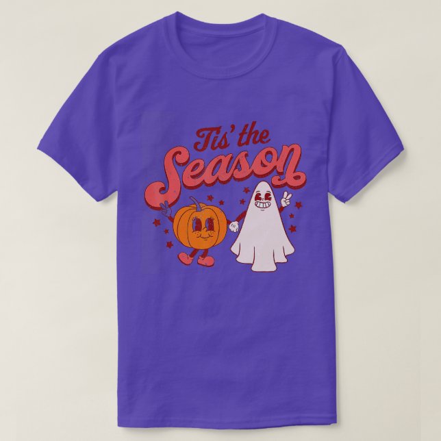 Tis the Season Funny Halloween T-Shirt (Design Front)
