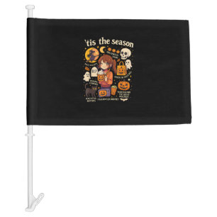 Tis The Season Halloween Anime Icons Fall Design Car Flag