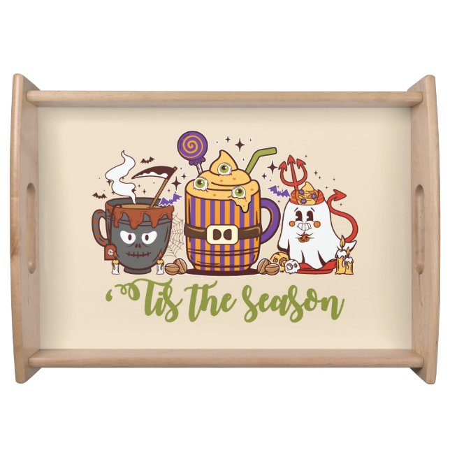 ‘Tis the Season Halloween Cup Trio Serving Tray (Front)