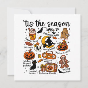 'Tis the season Halloween Doodles Save The Date