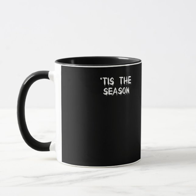 Tis The Season Halloween  Mug (Left)