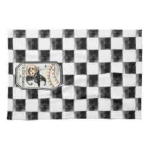 "Tis The Season Happy Halloween Checkerboard