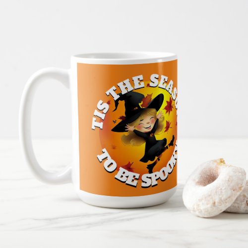 Tis the Season Happy Witch Coffee Mug