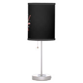 Tis The Season Hockey Coffee Tree Hockey Christmas Table Lamp (Right)